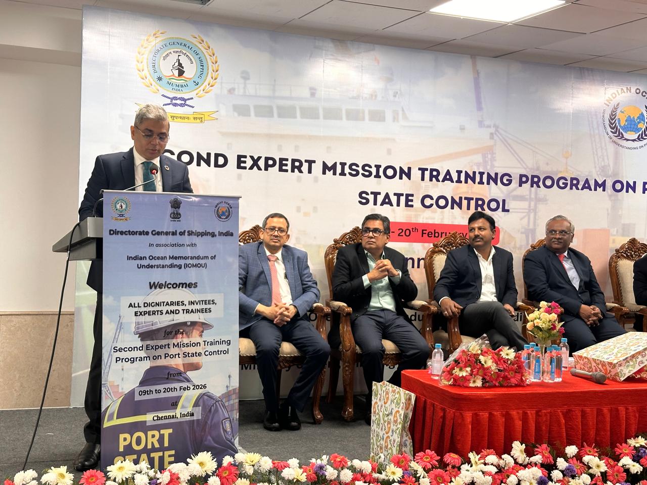 Opening Session of Second Expert Training Mission Programme on Port State Control in IOMOU Region