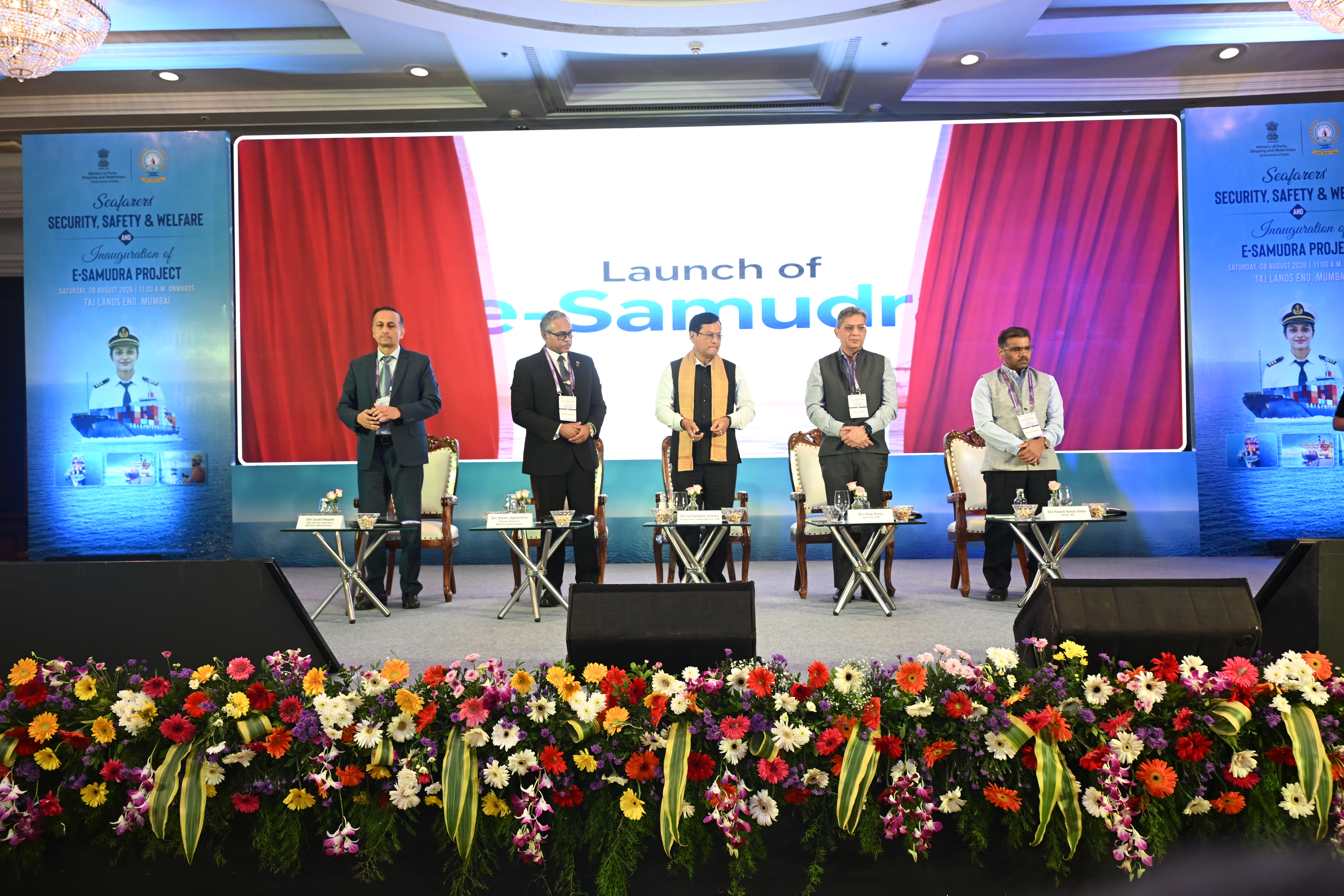 Hon'ble Union Minister Shri Sarbananda Sonowal Launches E-Samudra on 08 August 2026