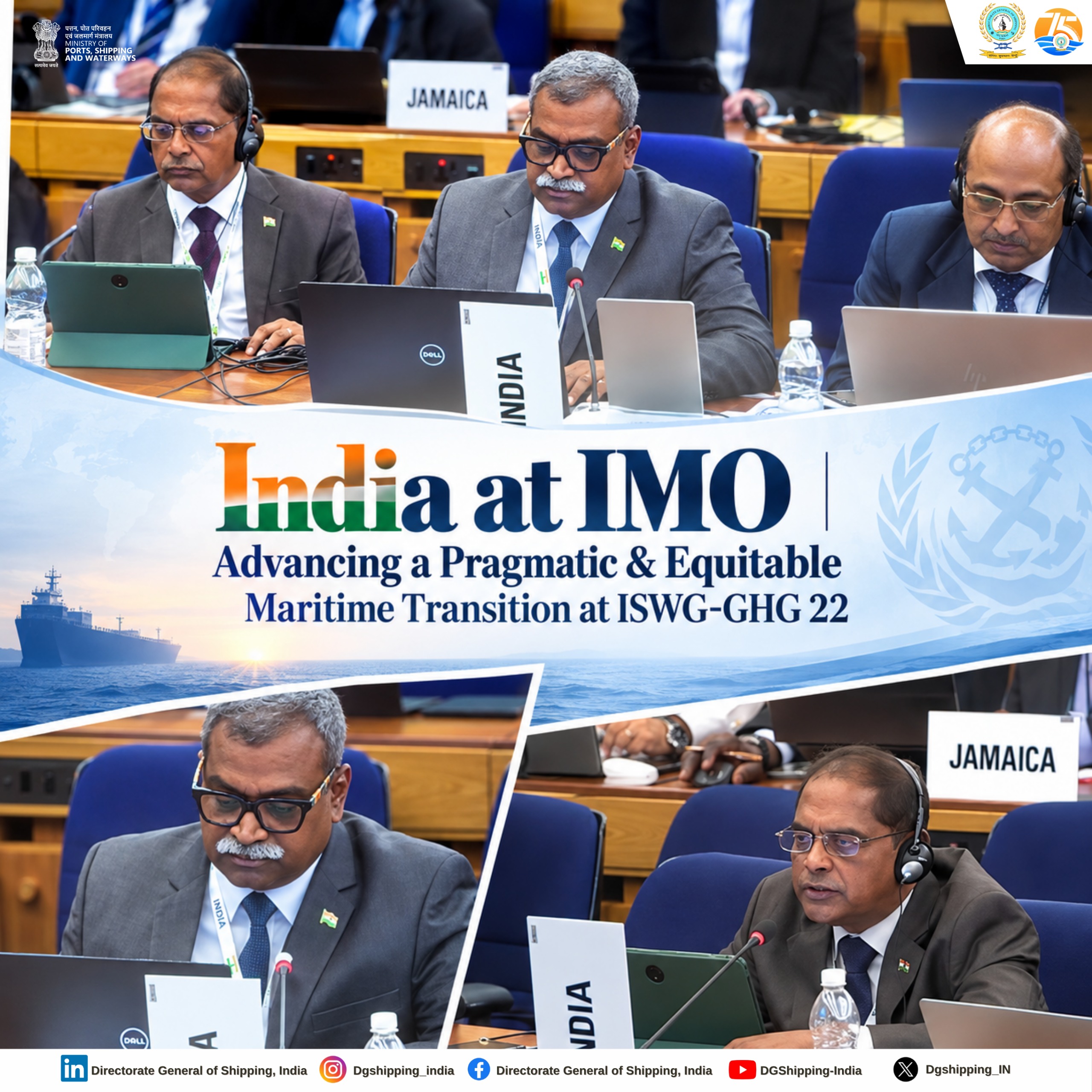 India at IMO Advancing a Pragmatic & Equitable Maritime Transition at ISWG-GHG 22